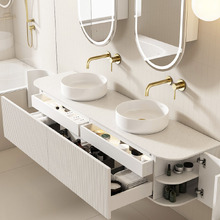 Joslin 1800mm Wall Hung Double Vanity with Stone Countertop